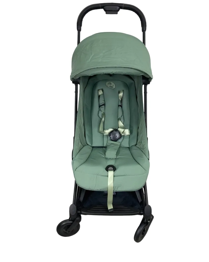 Cybex Coya Stroller, 2023, Matte Black, Leaf Green