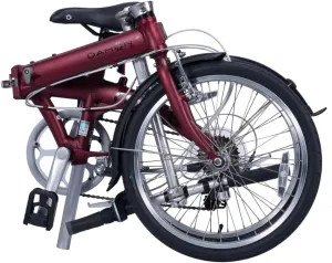 Dahon Route 20 inch Folding Bike for Adults, 7 Speed Drivertrain by Shimano, Aluminum Frame Foldable Bicycle with V Brake