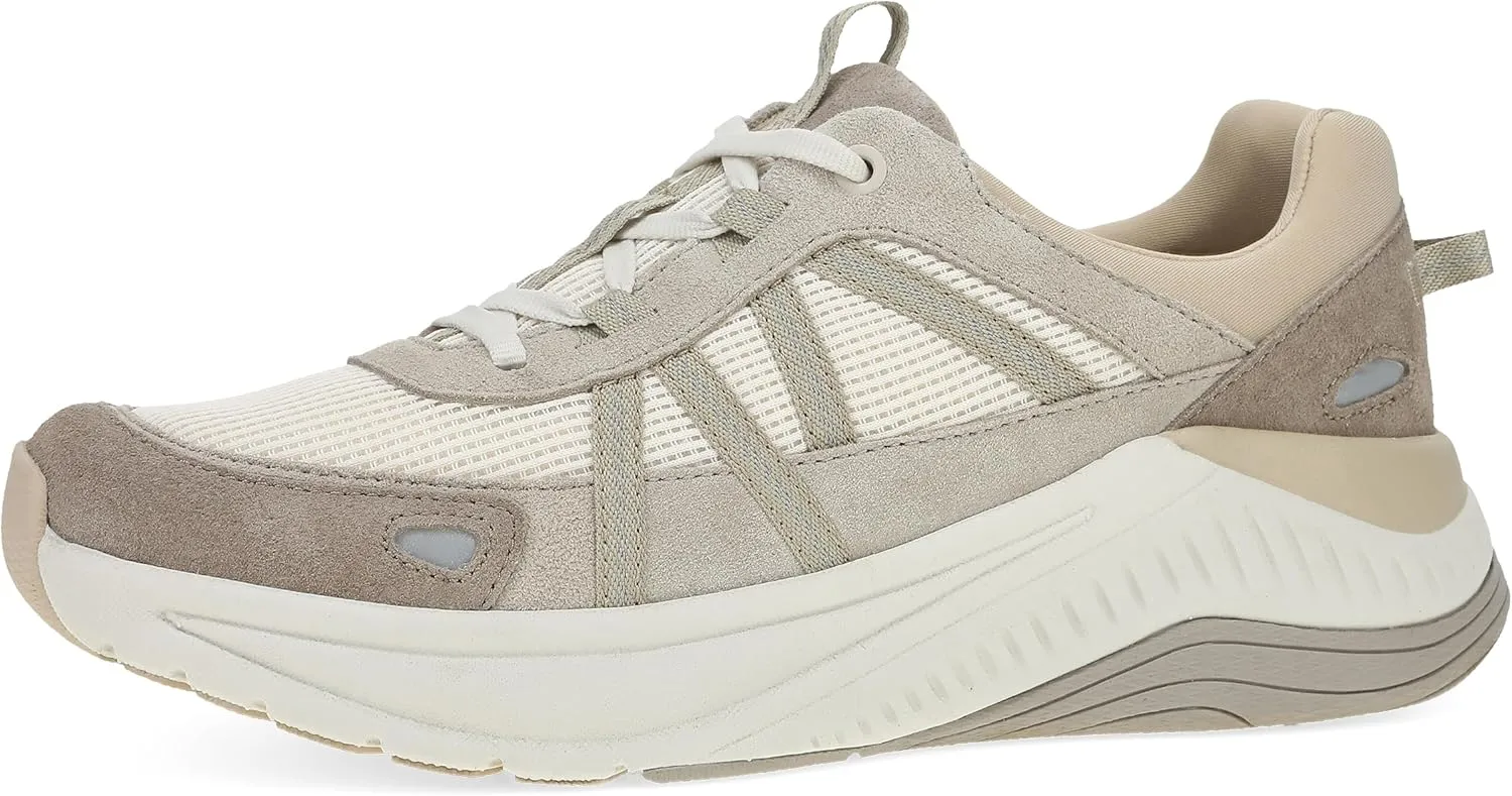 Dansko Poppy Walking Sneakers for Women - Comfortable, Breathable Walking Shoes with Arch Support - Stain Resistant with Lightweight Rubber Outsole