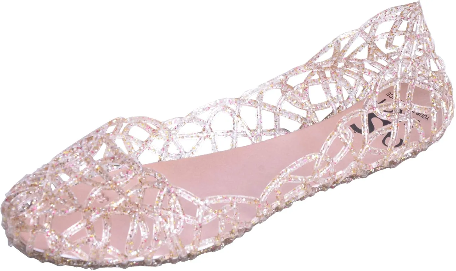 Dear Time Women Flat Heel Summer Beach Jelly Shoes