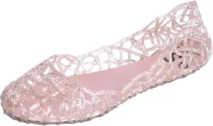 Dear Time Women Flat Heel Summer Beach Jelly Shoes