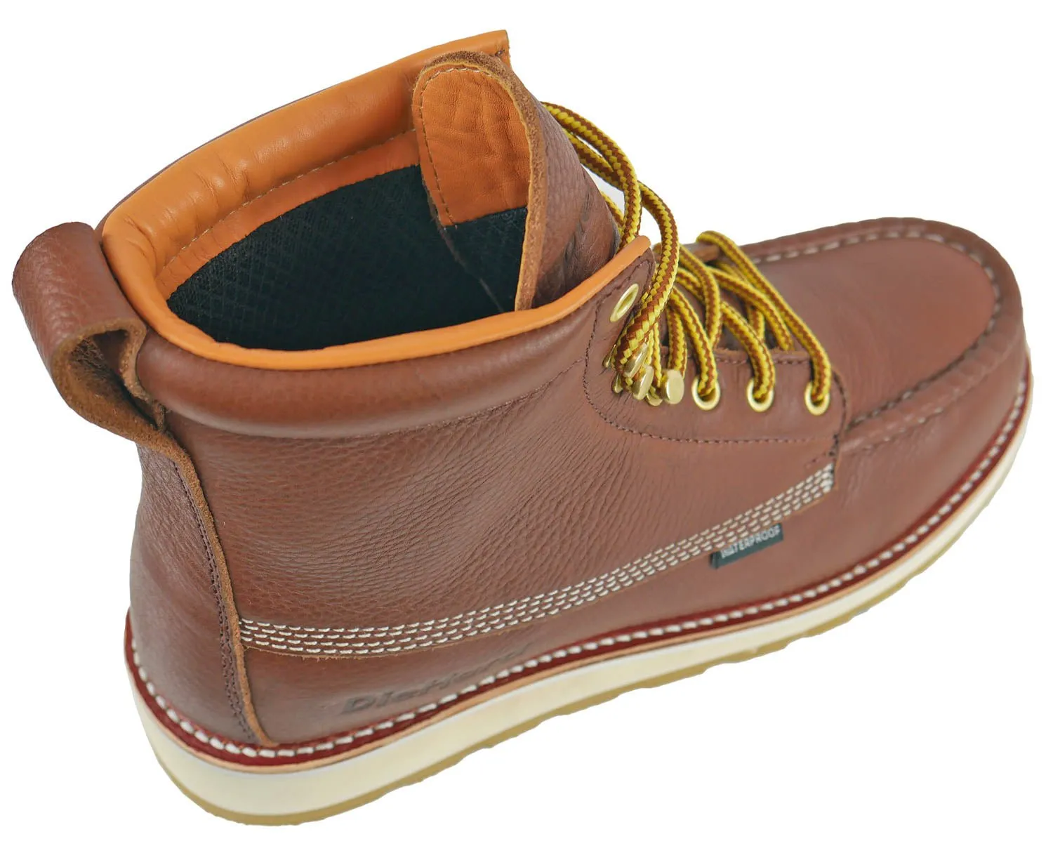 DieHard Mens Toro 6in Soft Toe Brown Leather Work Boots