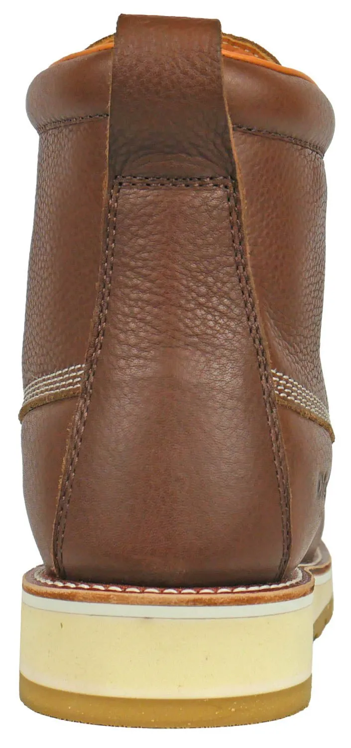 DieHard Mens Toro 6in Soft Toe Brown Leather Work Boots
