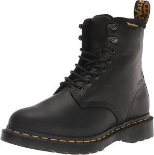 Dr. Martens, Unisex 1460 Pascal 8 Eye Boot, Black Valor WP, 14 US Women/13 US Men
