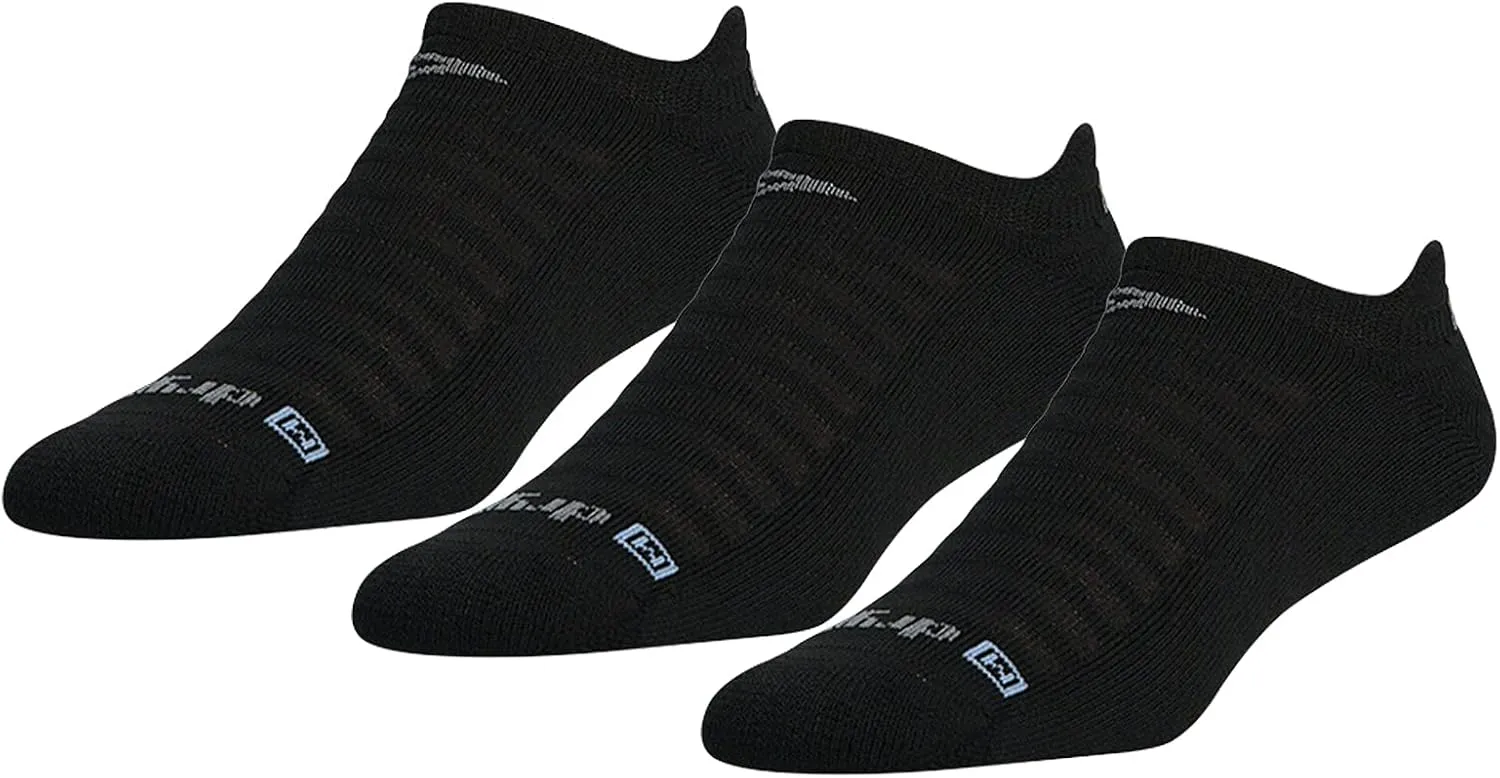 Drymax unisex-adult Running Lite Mesh No Show Tab 3-pack