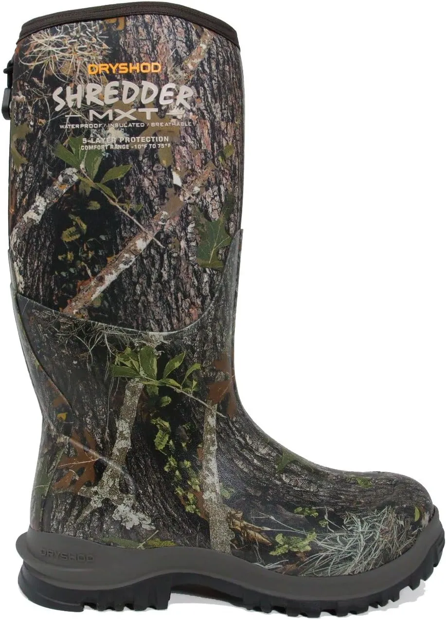 Dryshod Mens Shredder Mxt Camouflage Pull On Casual Boots Knee High - Brown