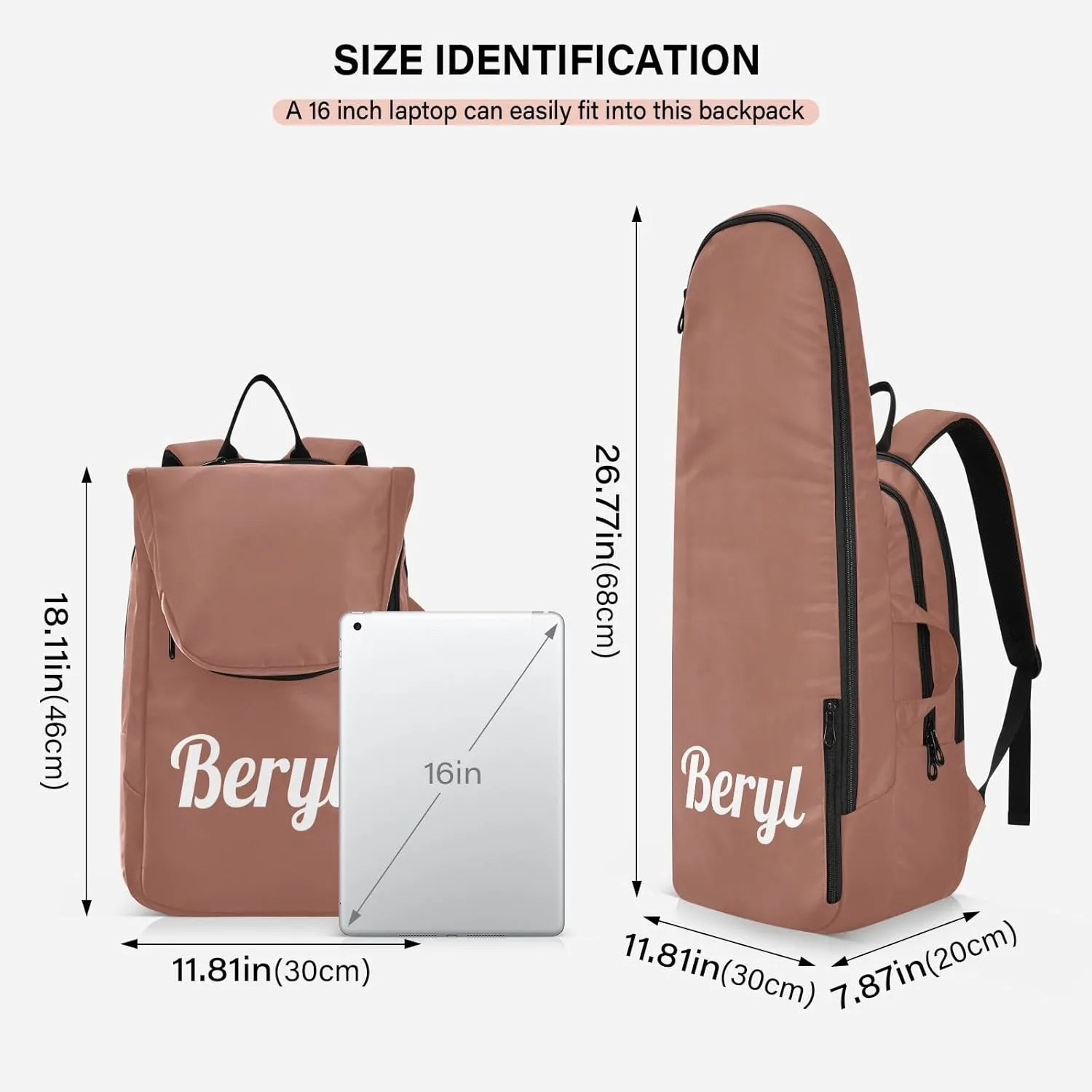 Emelivor Custom Light Teal Tennis Bags for Women Men Personalized Tennis Racket Case