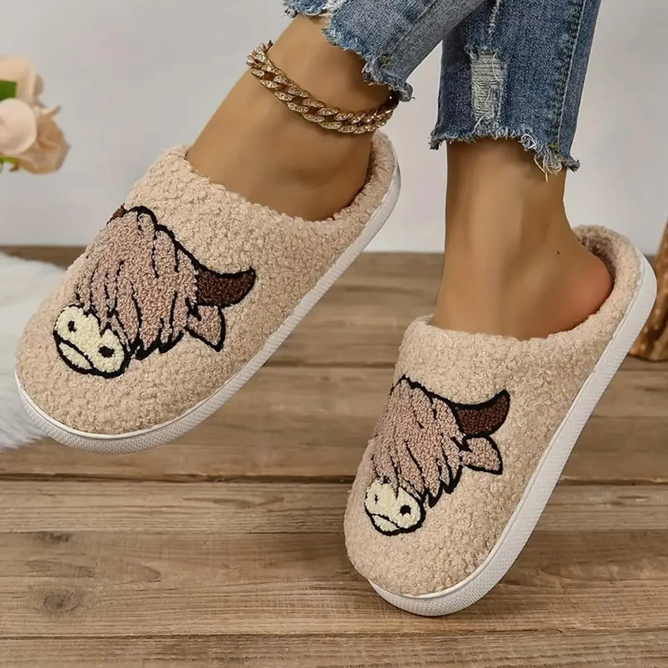 Evil Eyes Slippers For Women Strawberry Slippers Memory Foam Cowboy Cowgirl Hat And Boot Slippers Slip On House Shoes