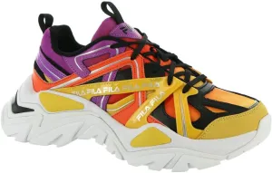 Fila Womens Electrove 2 Sneaker, Adult, Black/Electric Purple/Mandarin Red, 9 M US