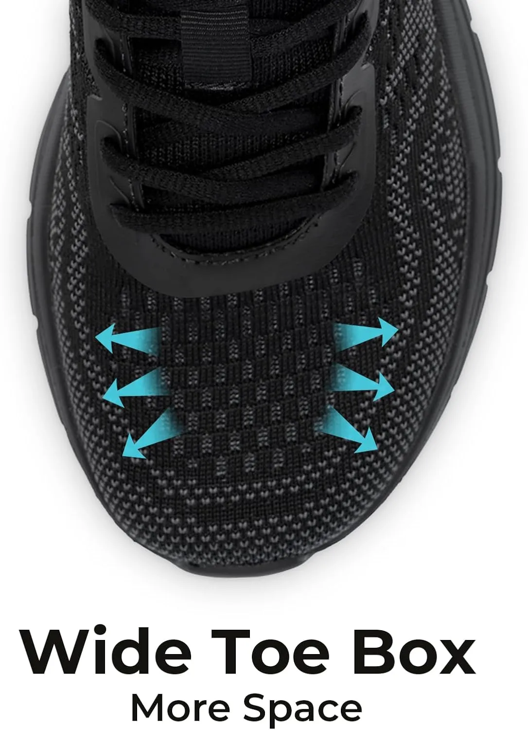 FitVille Women's Walking Shoes Wide Width Sneakers Wide Shoes for Women Foot Pain Relief - Cloud Walker V8