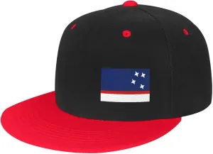 Flag of Patagonia Snapback Hats for Men Women Hat Baseball Cap Flat Bill Visor White Hat