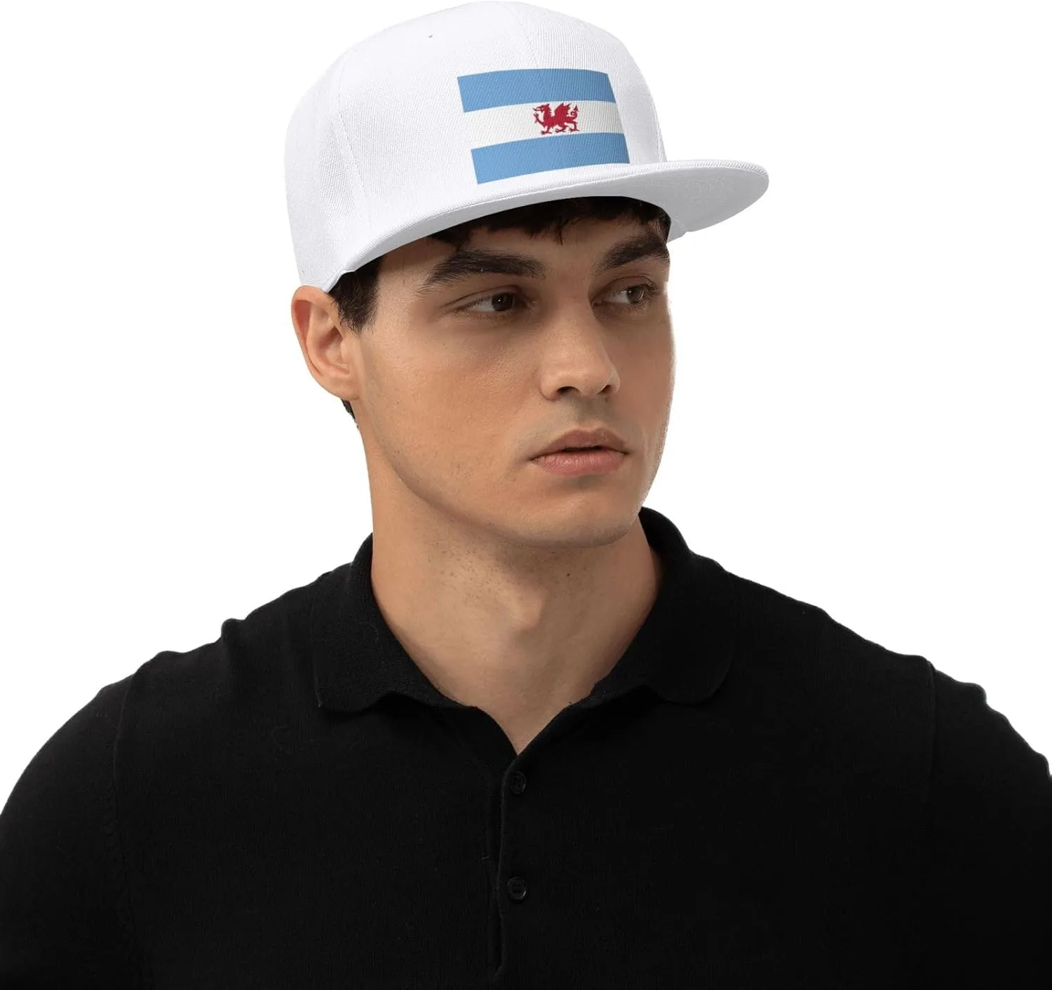 Flag of The Welsh Colony in Patagonia Baseball Cap for Men Women Snapback Hat Adjustable Flat Bill Hats