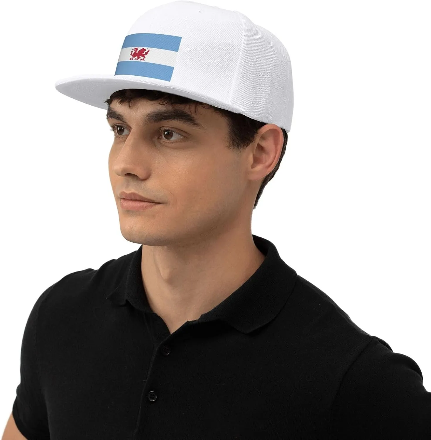 Flag of The Welsh Colony in Patagonia Baseball Cap for Men Women Snapback Hat Adjustable Flat Bill Hats