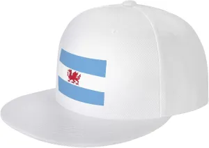 Flag of The Welsh Colony in Patagonia Baseball Cap for Men Women Snapback Hat Adjustable Flat Bill Hats