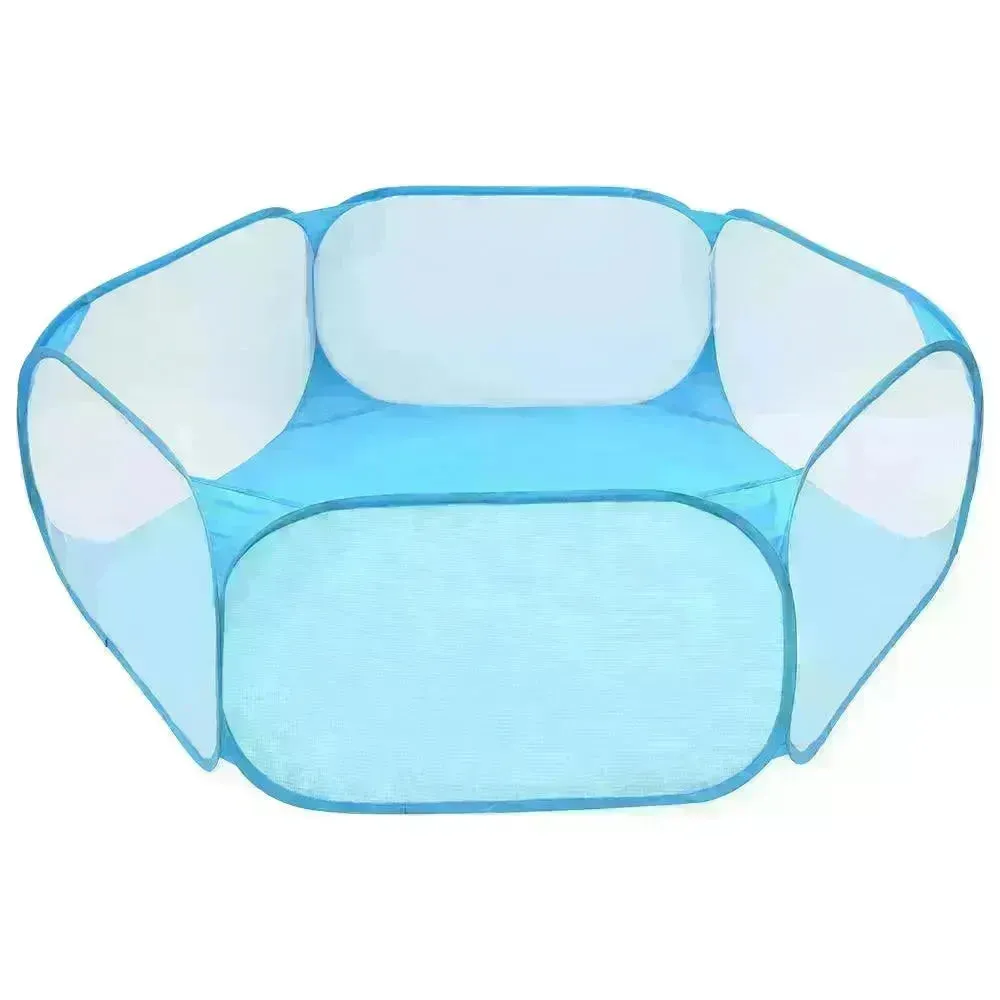 Foldable Kids' Play Tent with Ball Pit: Ocean Ball Pool & Crawling Game House for Outdoor Fun