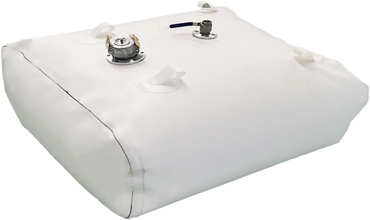 Fuel Bladder Outdoor Petrol Storage Bag, Foldable Transfer Tank Emergency Tanks for Extended Range Fishing, Boating,Yachting, Sailing, Ferrying, Marine Cruising Trips Motor Sport Racing(1*1*0.55m/500L
