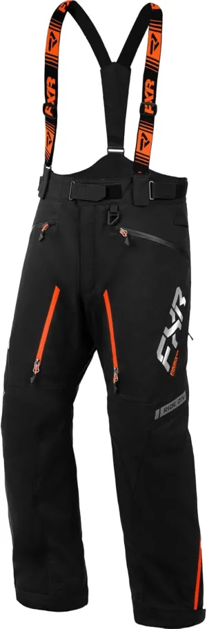 FXR Men's Mission FX Pant 2025 (Black/Orange - X-Large)