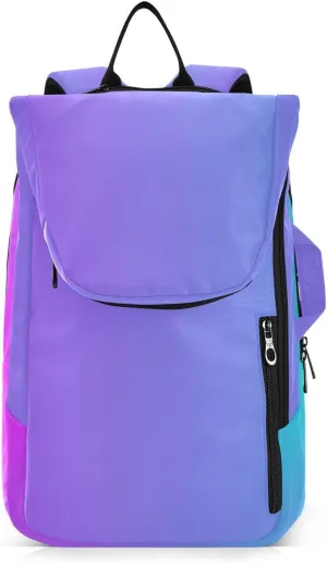 GAIGEO Teal Turquoise Glitter Sparkle Racket Bag, Multilayer Design Pickle Ball Bag, Sports and Daily Use