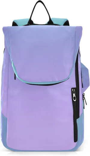 GAIGEO White Polka Dots Blue Pickleball Backpack, Large Capacity Pickleball Caddy, Various Storage Methods