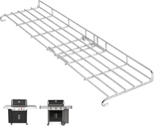 Genesis II Grill Rack for Weber Genesis II 300 Series, Grill Parts for Weber Genesis ii E-310, II E-315, II E330, II E335, II S310, II S335 Grills, Foldable Stainless Steel Replacement Parts for 66044