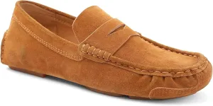 Gentle Souls by Kenneth Cole Men's Mateo Driver Soft Suede Penny Loafer, Built-in Arch Support