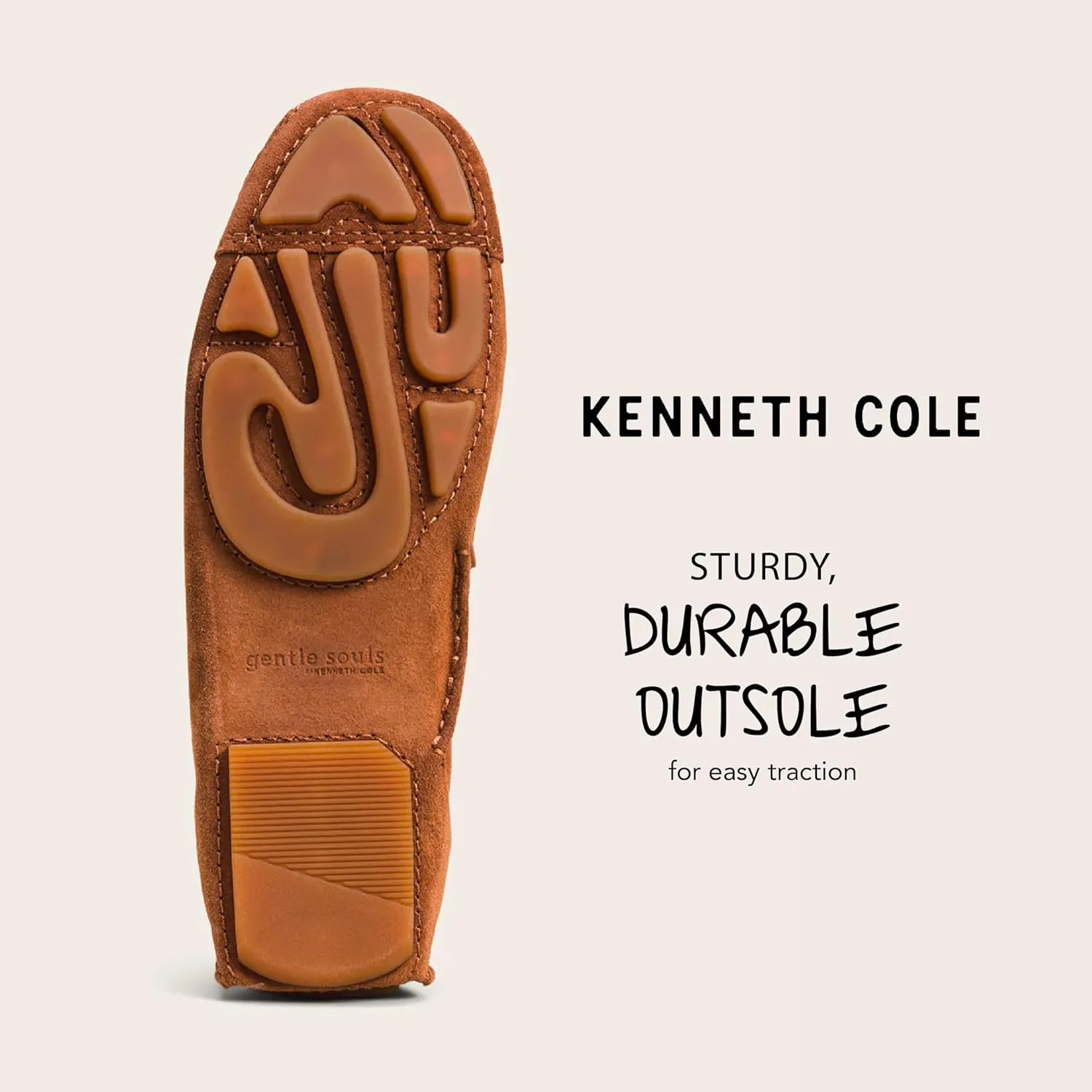 Gentle Souls by Kenneth Cole Men's Mateo Driver Soft Suede Penny Loafer, Built-in Arch Support