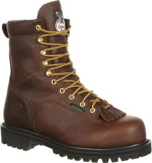 Georgia Boot Men's Georgia 8" Lace-to-toe Steel Toe Work Boot Work Shoe
