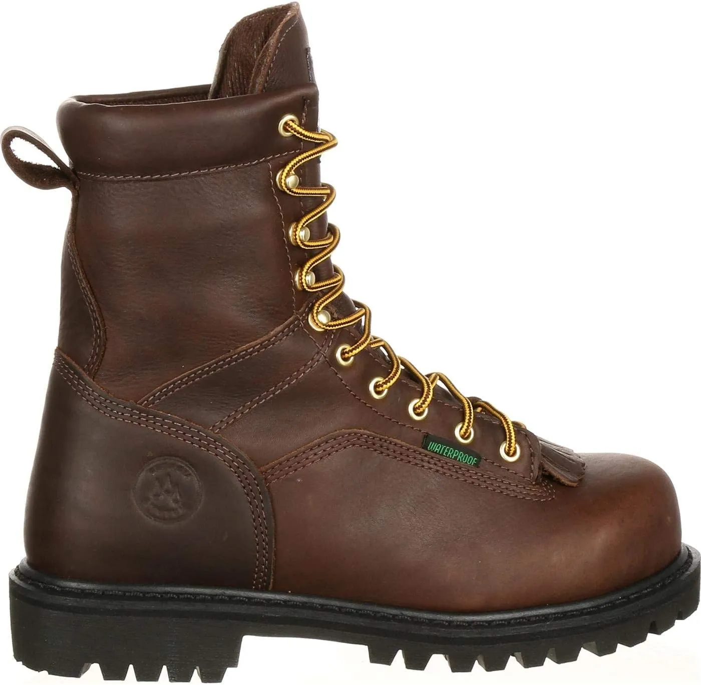 Georgia Boot Men's Georgia 8" Lace-to-toe Steel Toe Work Boot Work Shoe