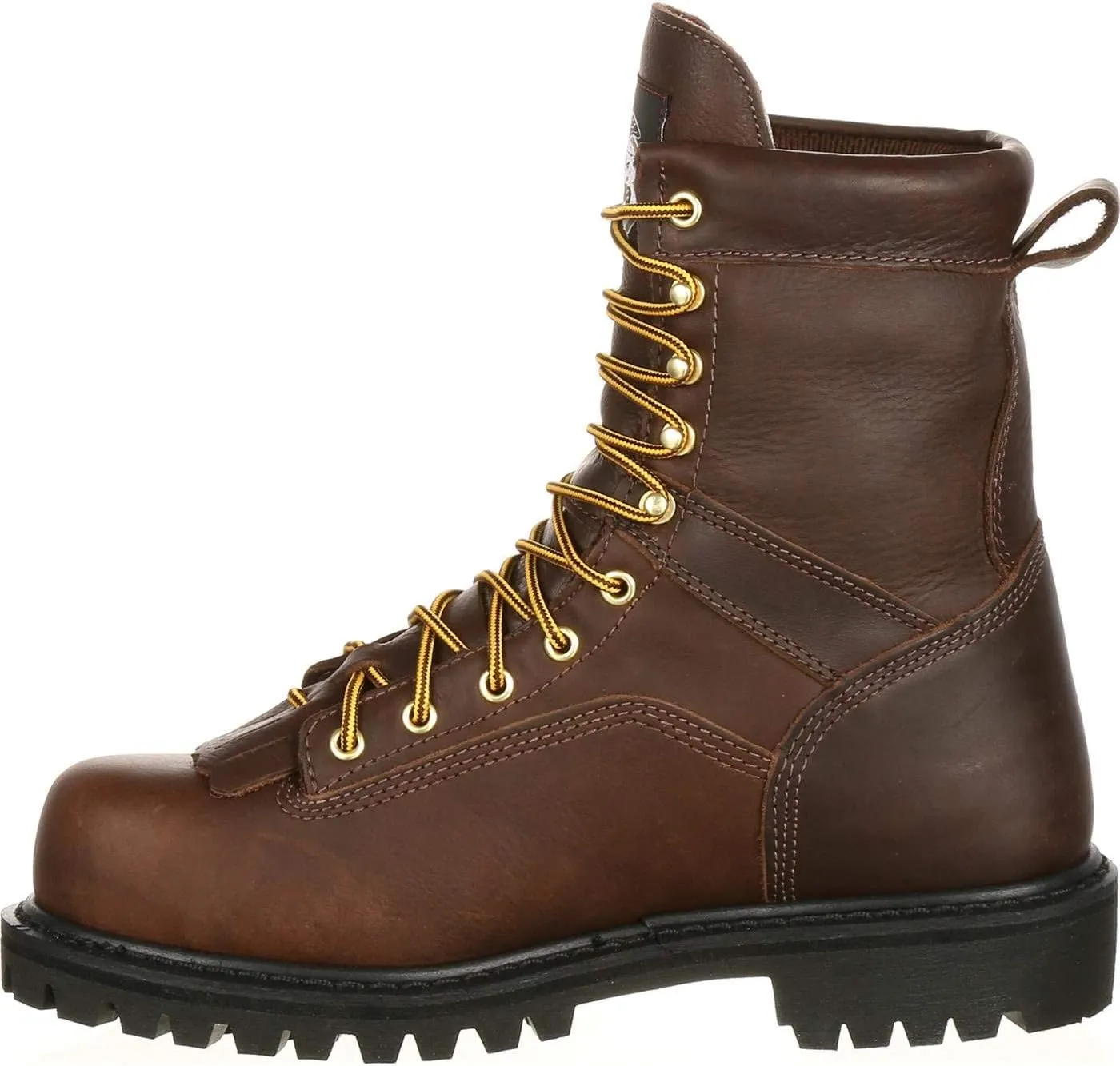 Georgia Boot Men's Georgia 8" Lace-to-toe Steel Toe Work Boot Work Shoe