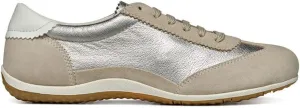 Geox Womens D Vega ATrainers, Lt Taupe Lt Gold, 6 US Women