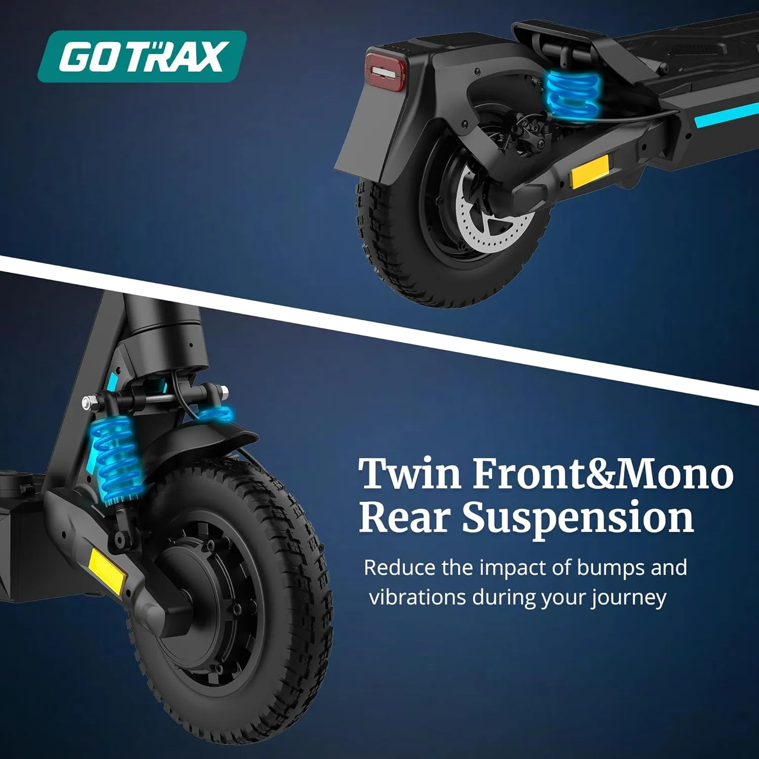 Gotrax G4 Series Electric Scooter for Adults, 500-650W Motor 10"/11" Shock Absorbing Tires, Max 25-45 Miles Long Range 20-38MPH Top Speed, with Electric Code Lock Foldable Commuting Electric Scooter