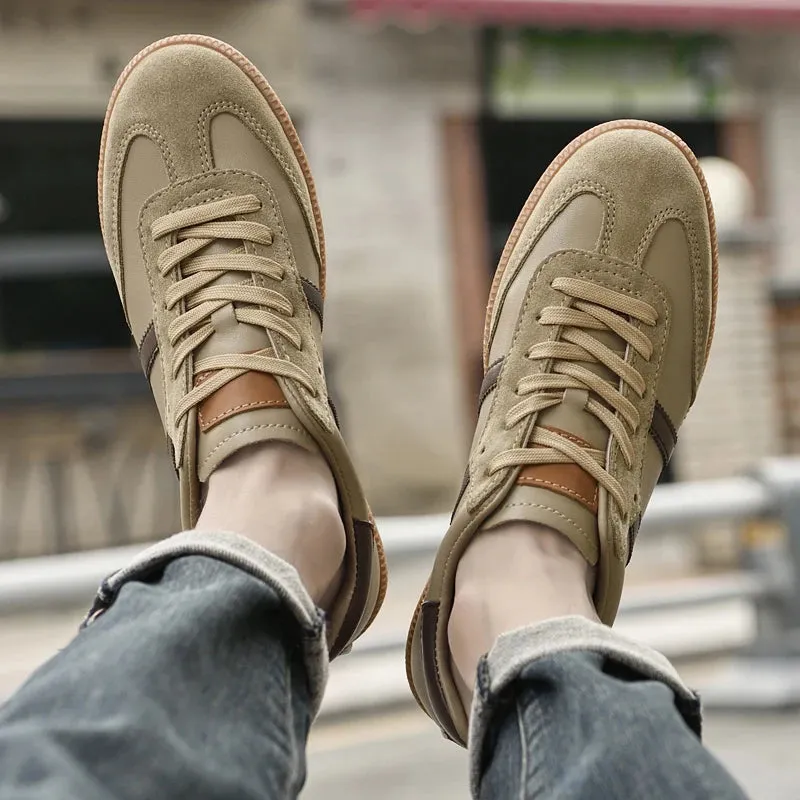 Grand Field Leather Sneakers