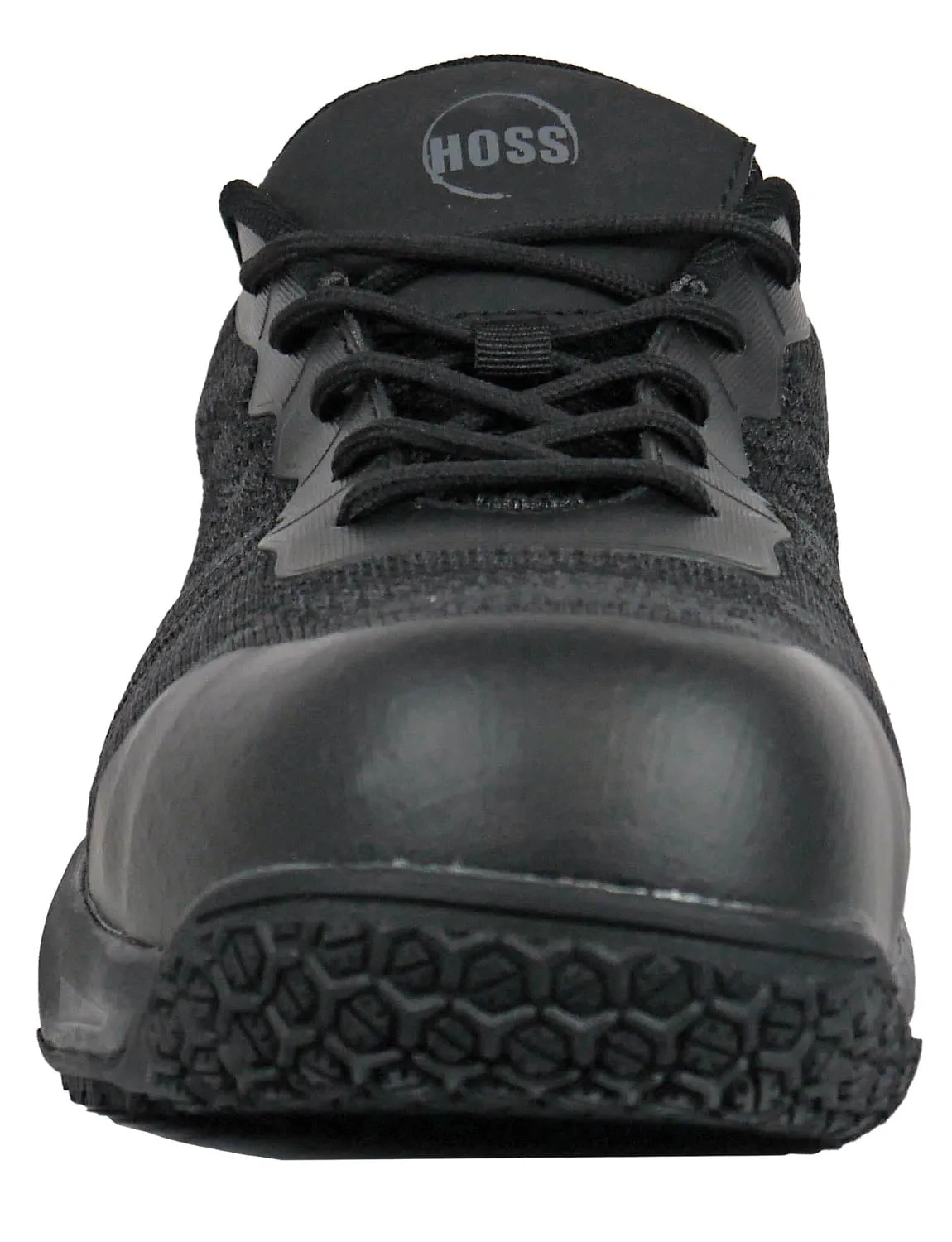 Hoss Boots Mens Spadix Composite toe Black Textile Work Shoes