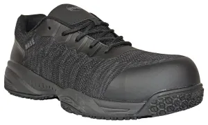 Hoss Boots Mens Spadix Composite toe Black Textile Work Shoes
