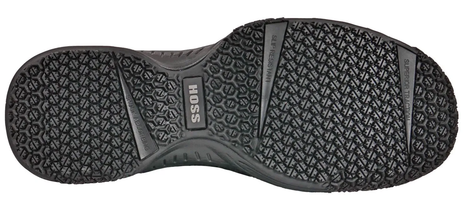 Hoss Boots Mens Spadix Composite toe Black Textile Work Shoes