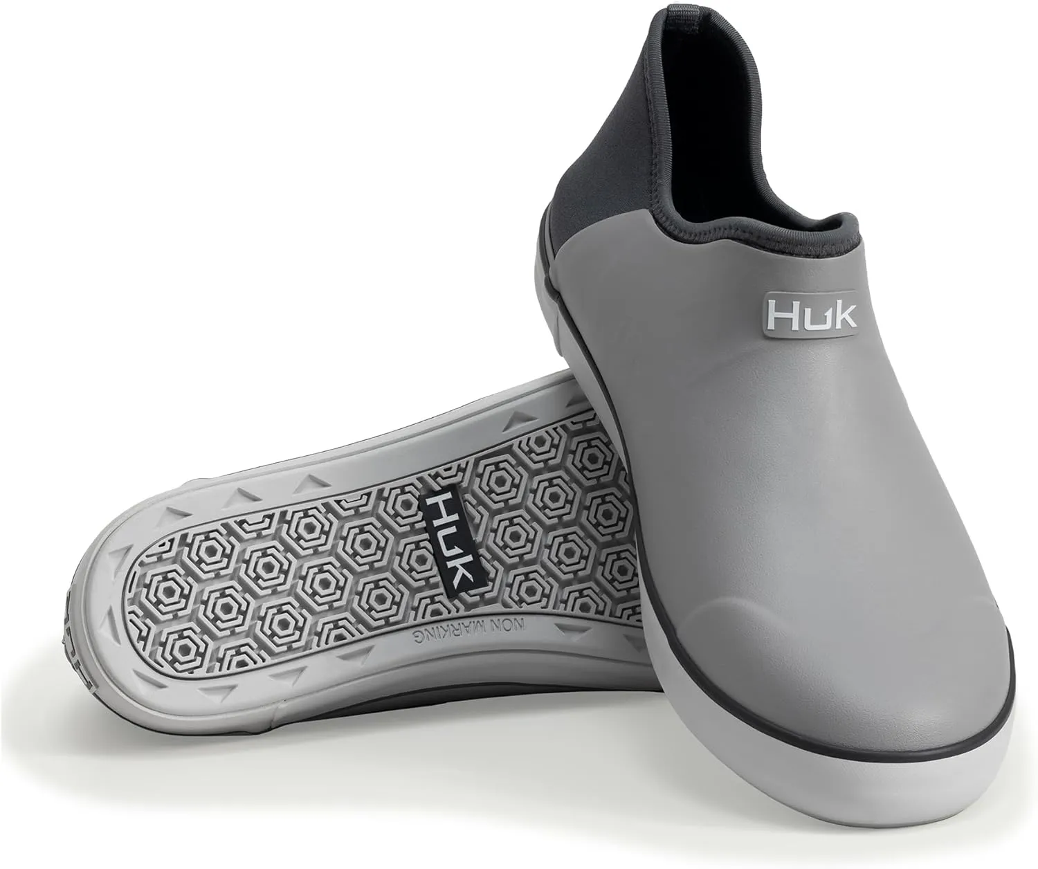 HUK Men's Rogue Wave Waterproof Fishing Shoes with Superior Traction & Comfortable Eva Footbed Rain Boot