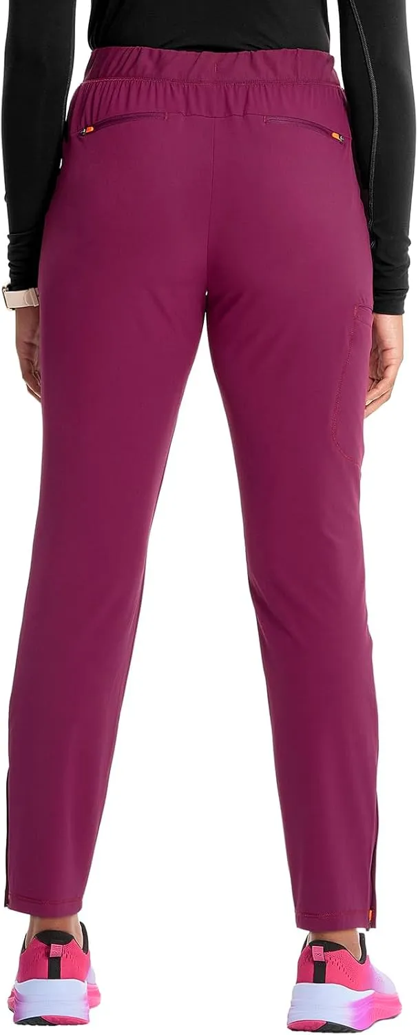 Infinity Cherokee Women's Pull-on Scrub Cargo Pants with Mid-Rise Tapered Leg and 5 Pockets IN120A