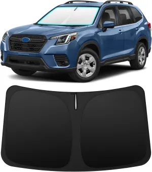 INSAUTO Foldable Windshield Sun Shade for Subaru Forester 2019-2025, Heat & UV Protection Car Sunshade with Storage Bag, Keep Interior Cool & Easy Installation