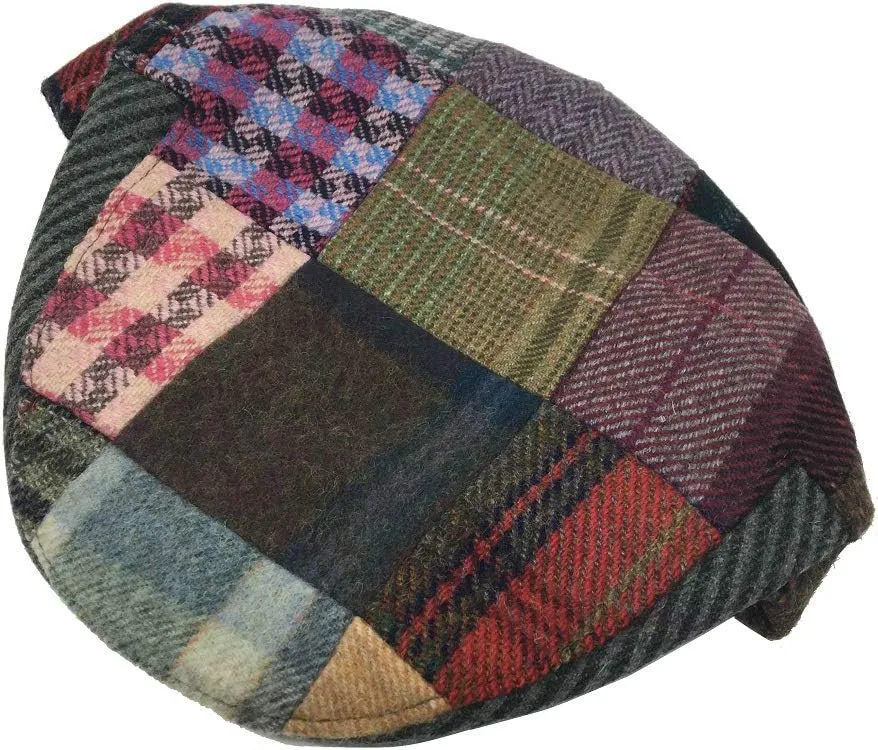 Irish Newsboy Flat Cap for Men Made in Ireland, 100% Irish Wool