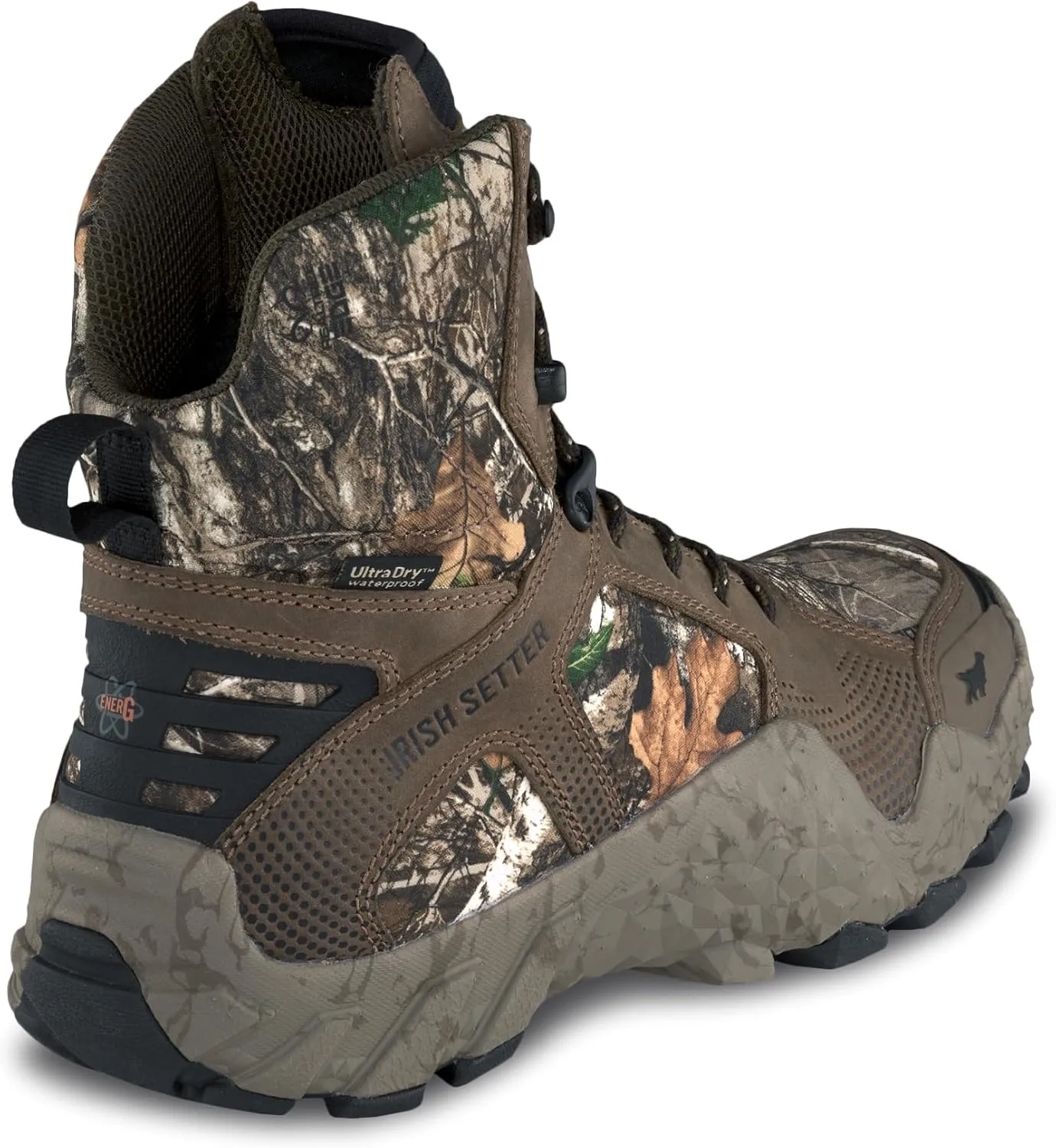 Irish Setter, VaprTrek, Men’s, 8", Waterproof, Hunting Boot, Realtree Edge
