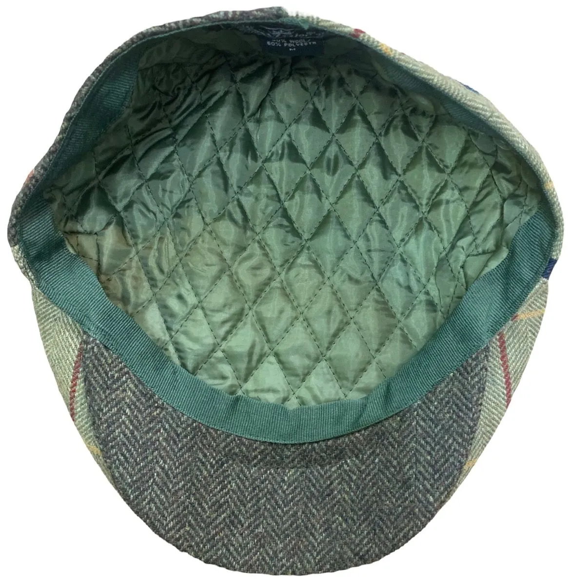 Italian Patchwork Flat Cap - Classic Bunnet Style