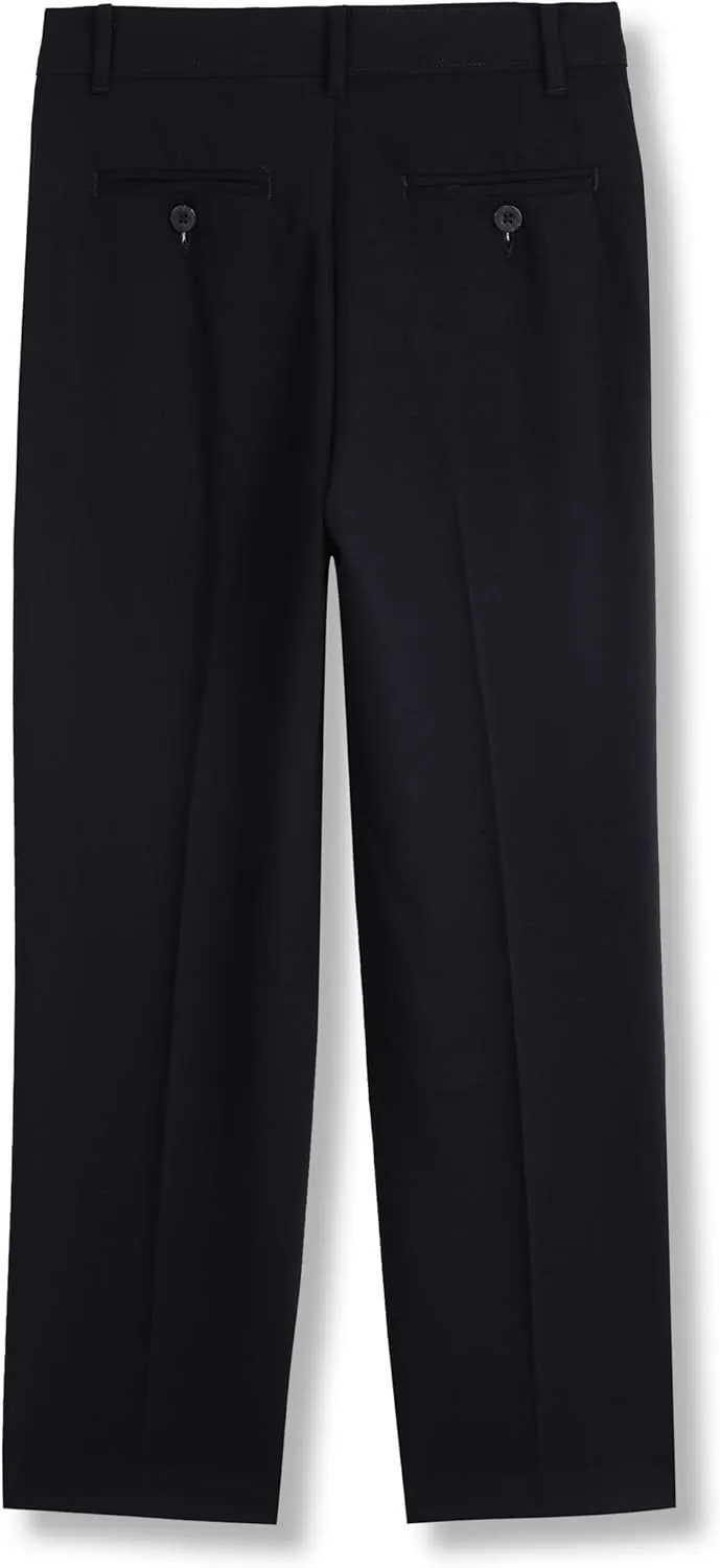 IZOD Boys' Bi-Stretch Flat Front Dress Pant