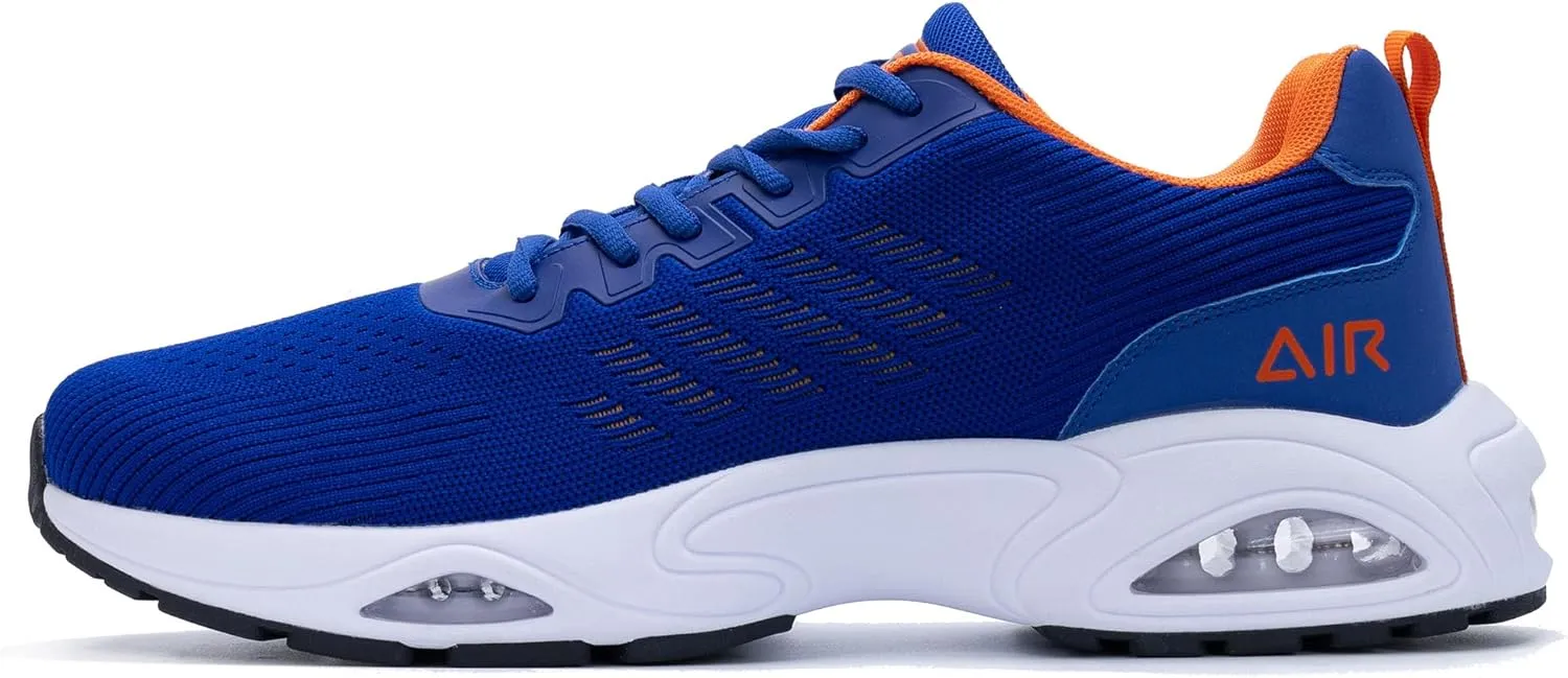 JARLIF Men's Air Running Shoes Athletic Cushioned Tennis Shoes Comfortable Supportive Sport Gym Jogging Sneaker Size 7-13