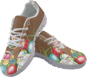 Jeiento Women Trainers Sports Running Shoes Causal Travel Walking Flat Shoe Lace-up Breathable for Lady Teenager Girls