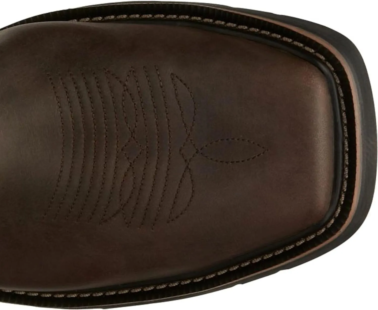 Justin Driller 11" Square Steel Toe Men's Boot, Durable Leather, Slip-Resistant, Comfort Cushioned Insole for Work Safety