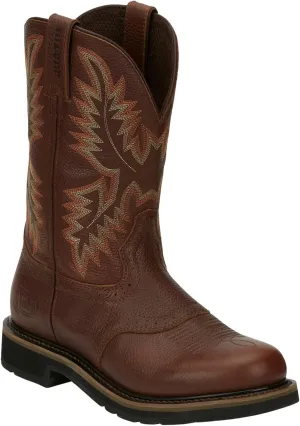 Justin Mens Stampede Rnd Sunset Work Boots 13EE