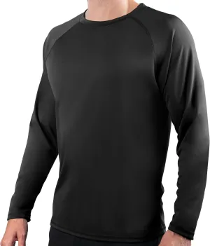 Kanu Surf Men's Rash Guard Long Sleeve Swim Shirts for Men SPF UPF 50 Sun Protection Fishing and Running Shirt