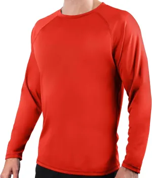 Kanu Surf Men's Rash Guard Long Sleeve Swim Shirts for Men SPF UPF 50 Sun Protection Fishing and Running Shirt