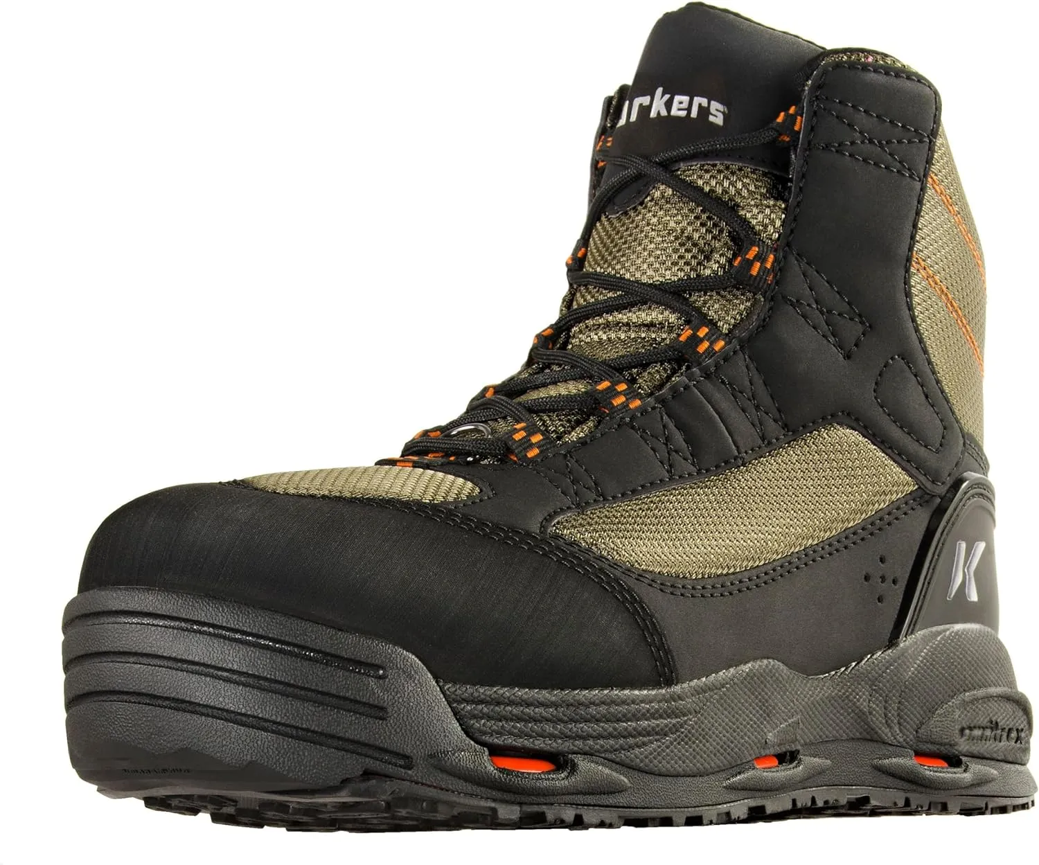 Korkers Greenback Wading Boots - Packed with the Essentials - Includes Interchangeable Kling-On and Studded Kling-On Soles