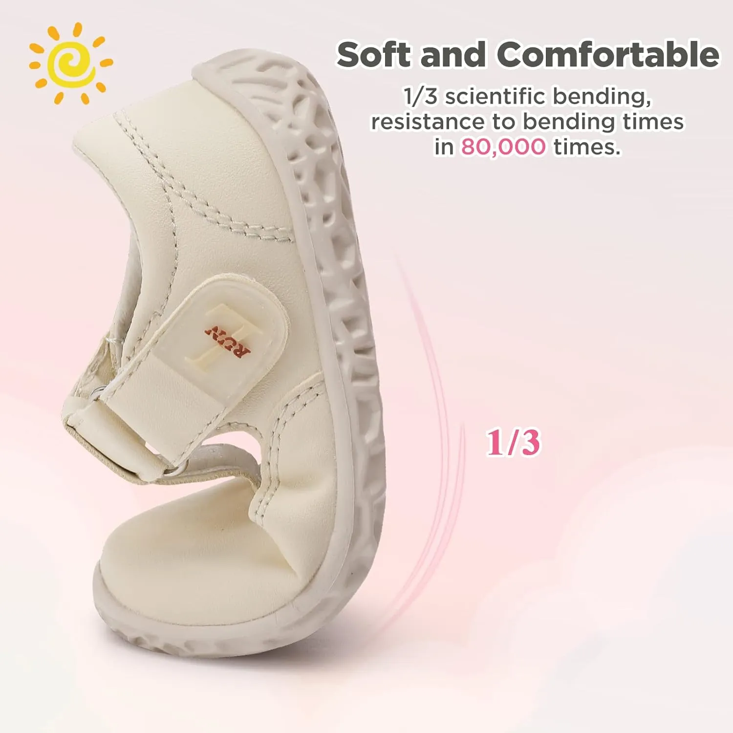 L-RUN Toddler Girls Dress Shoes Lightweight Mary Jane Shoes for Girls Anti-Slip School Shoes for Toddler Girls